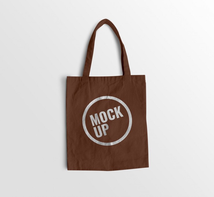 PSD bag vintage mockup realistic