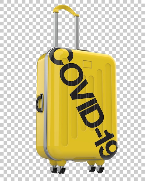 Bagages sur fond transparent illustration de rendu 3d