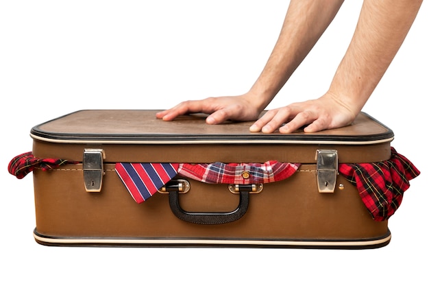 Bagages préparés pour le voyage