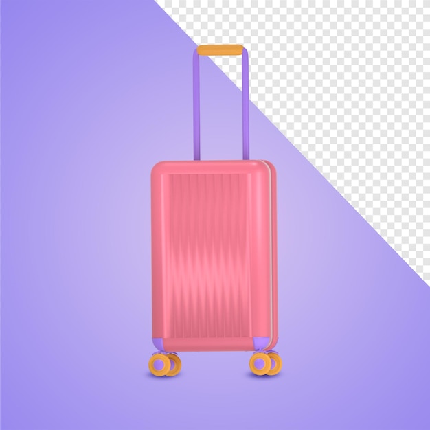 Bagages rendu 3d illustration