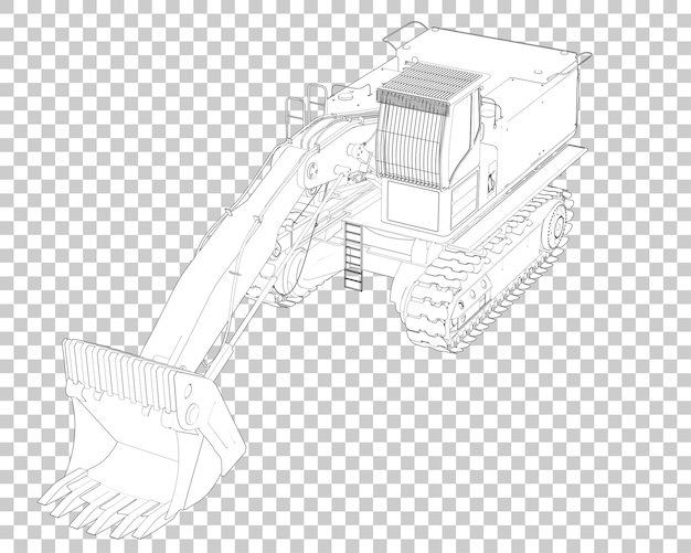 PSD bagger auf transparentem hintergrund 3d-darstellung