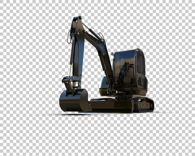 Bagger isoliert auf dem Hintergrund 3D-Rendering-Illustration