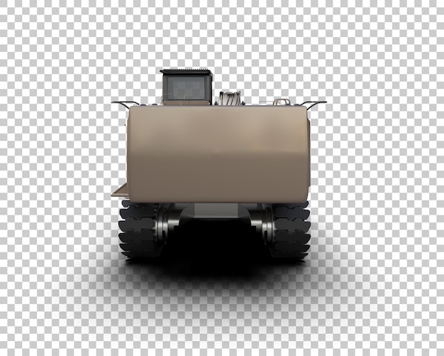 Bagger isoliert auf dem Hintergrund 3D-Rendering-Illustration