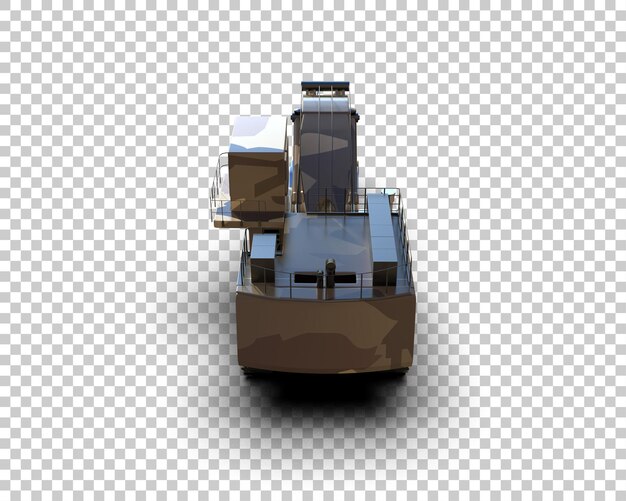Bagger isoliert auf dem Hintergrund 3D-Rendering-Illustration