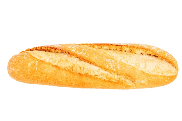 Baguette-Brot auf einem leeren, leeren Hintergrund