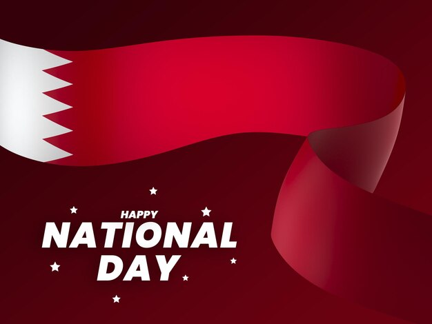 PSD bahrain-flagge-element-design nationaler unabhängigkeitstag-banner-band psd