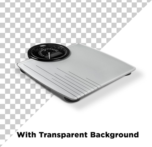 Balance de pesée ou machine ou balance de pesée avec bande de mesure PNG PSD sur fond transparent