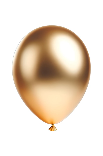 Balão de festa dourado