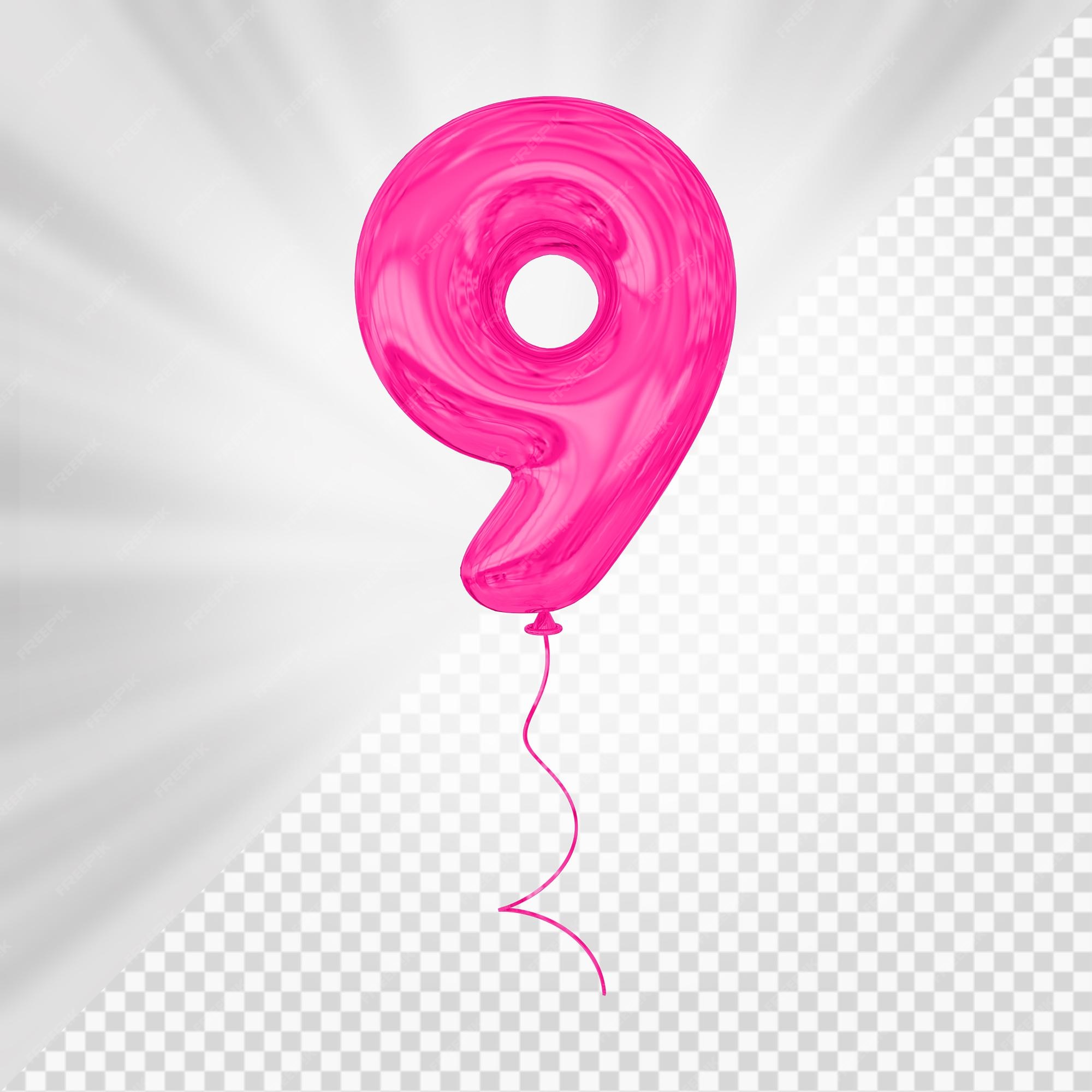 9 Número - Numero 9 Rosa Png,9 Png - free transparent png images 