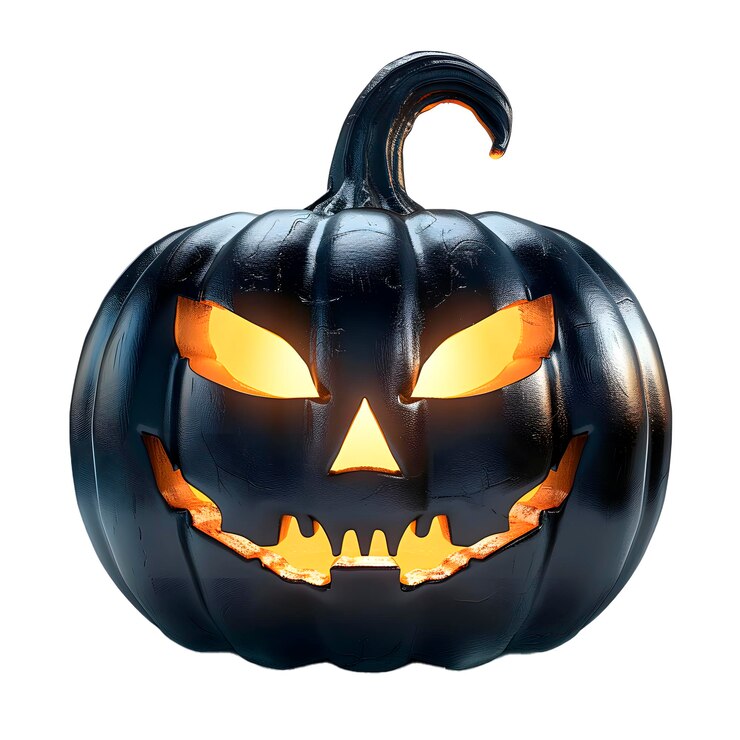 Balba di Halloween con luce Sfondio trasparente
