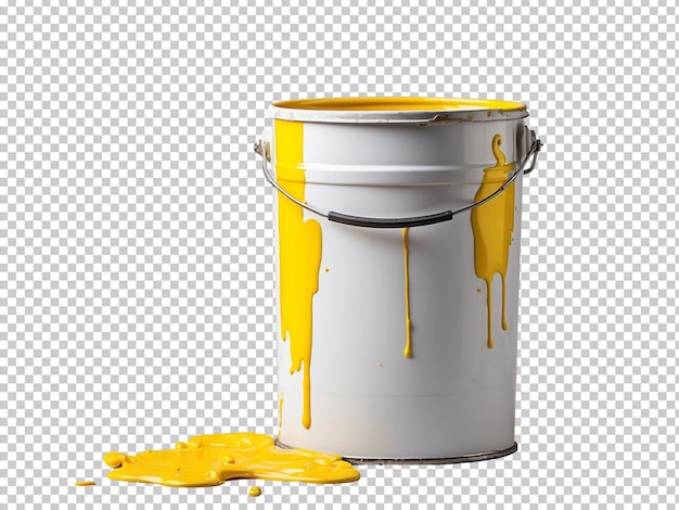 PSD balde de pintura amarelo