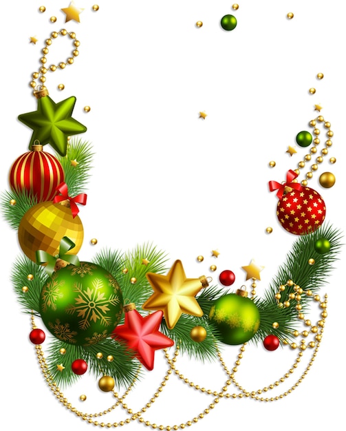 PSD ball christmas baubles wreaths christmas ornament mistletoe merry