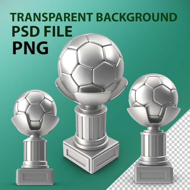 PSD ball silber cup png