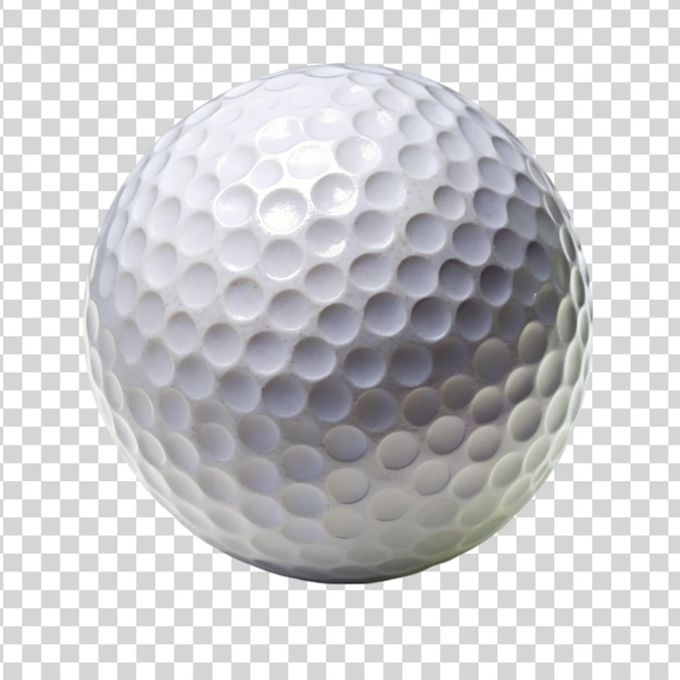 Une Balle De Golf Isolée Sur Un Fond Transparent