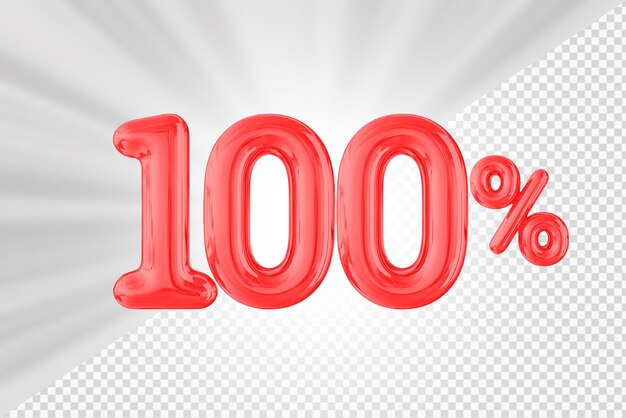ballon 100% rouge