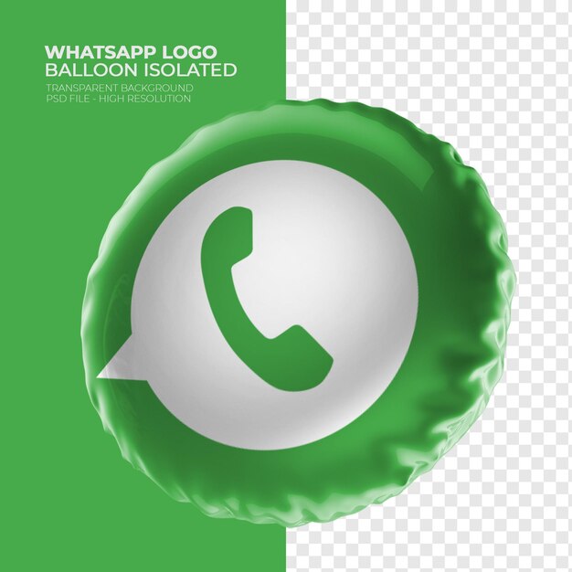 Ballon 3d Avec Logo Whatsapp