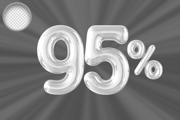 Ballon en argent à 95 %