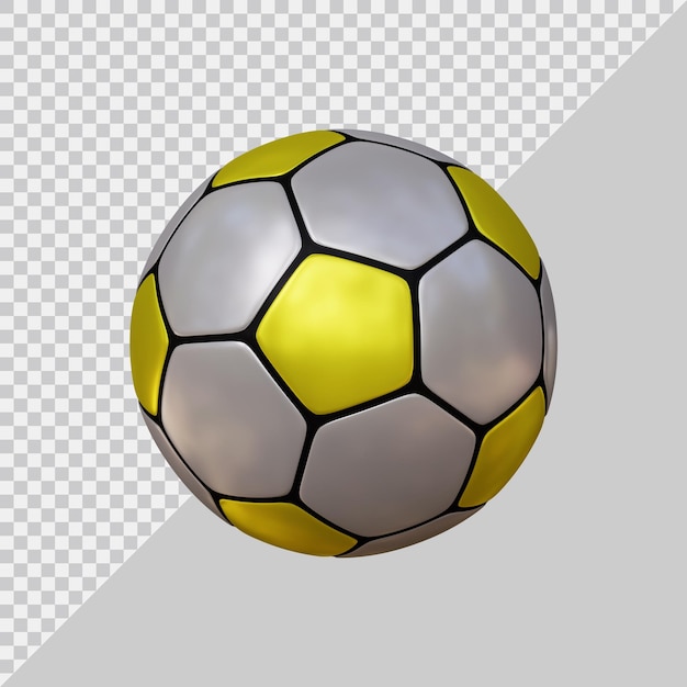 Ballon De Football De Football Avec Un Style Moderne 3d