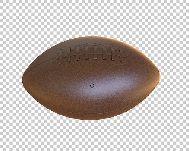 PSD ballon de football isolé sur le fond illustration de rendu 3d