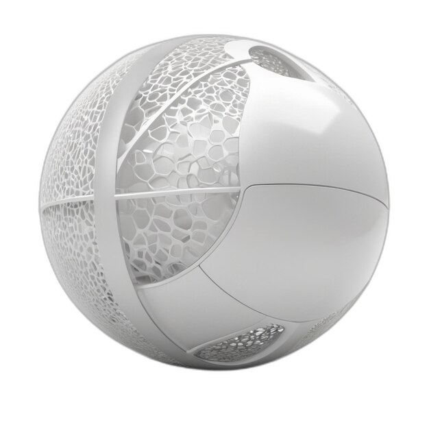 Ballon De Football Psd Sur Fond Blanc