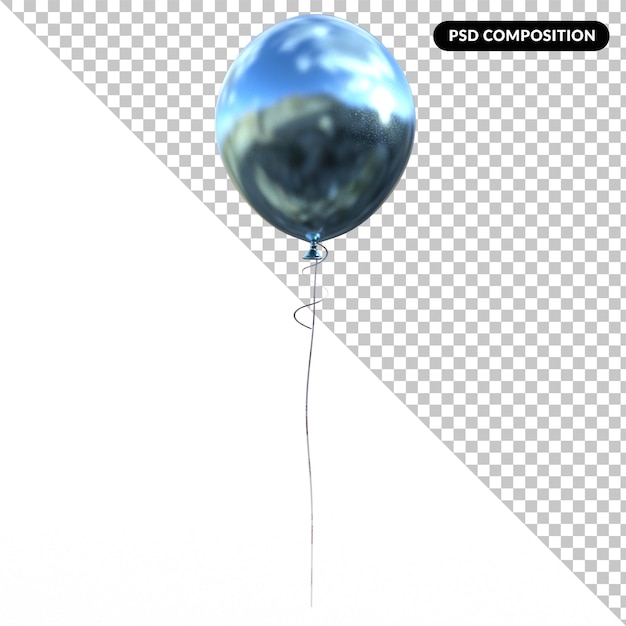 Ballon isoliert 3d