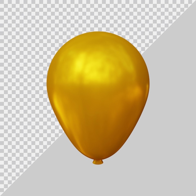 Ballon mit modernem 3D-Stil