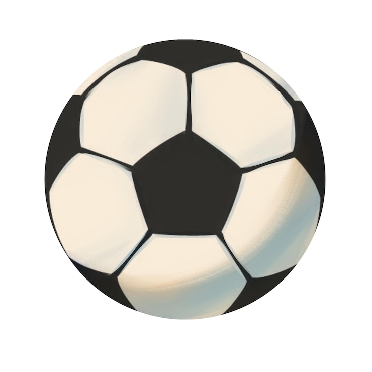 PSD un ballon rouge avec un œil bleu dessus