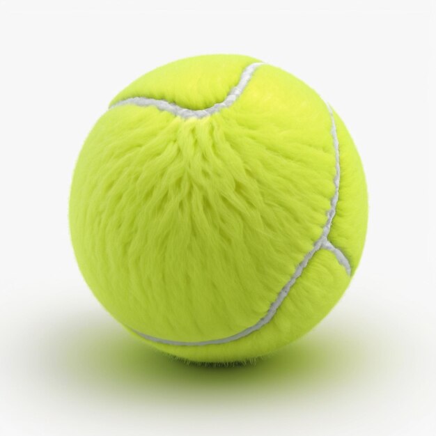 PSD ballon de tennis psd sur fond blanc