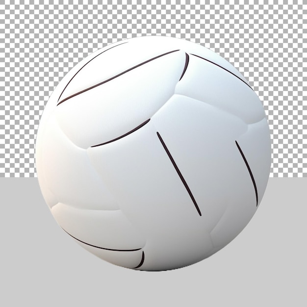 PSD ballon de volley sur fond transparent généré par ai