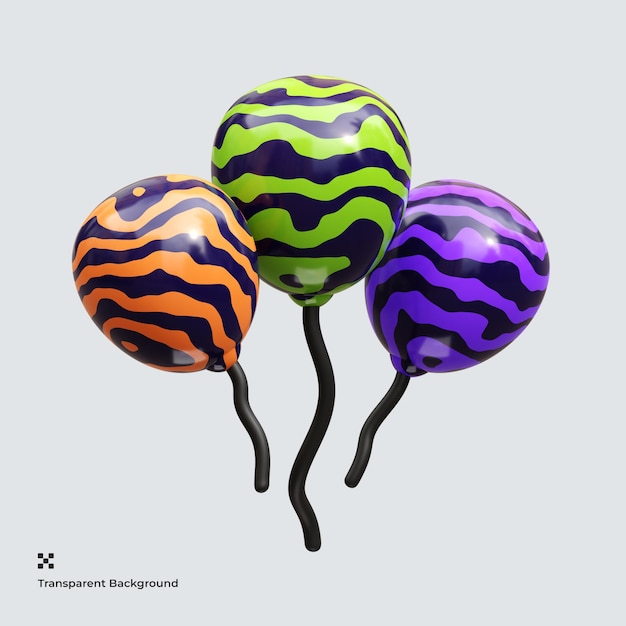 Ballons 3d-symbol