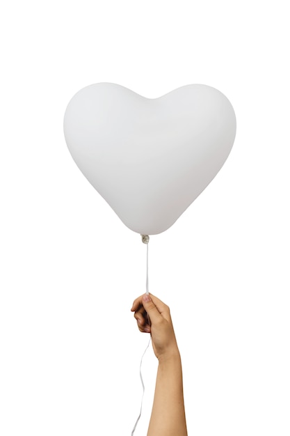 Ballons de différentes couleurs isolés