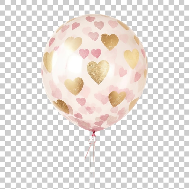 PSD les ballons dorés png psd