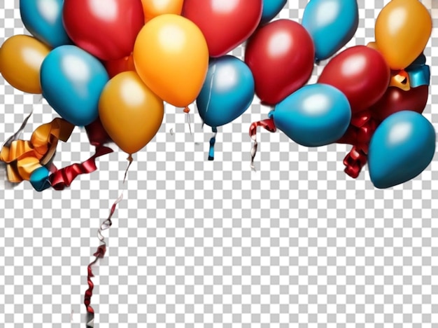 PSD ballons mit platz für schriftzeichen und hölzerner hintergrundkonzept karneval