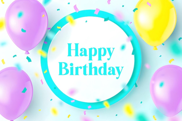Balões de Feliz Aniversário
