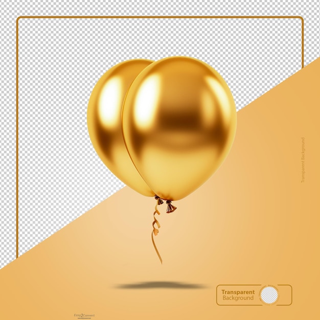 Balón dorado en forma de balón dorado de fiesta