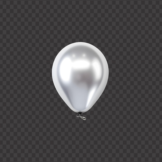 PSD balón plateado png