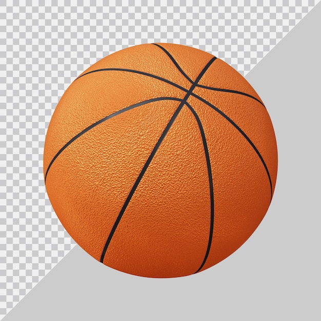 Baloncesto con estilo moderno 3d