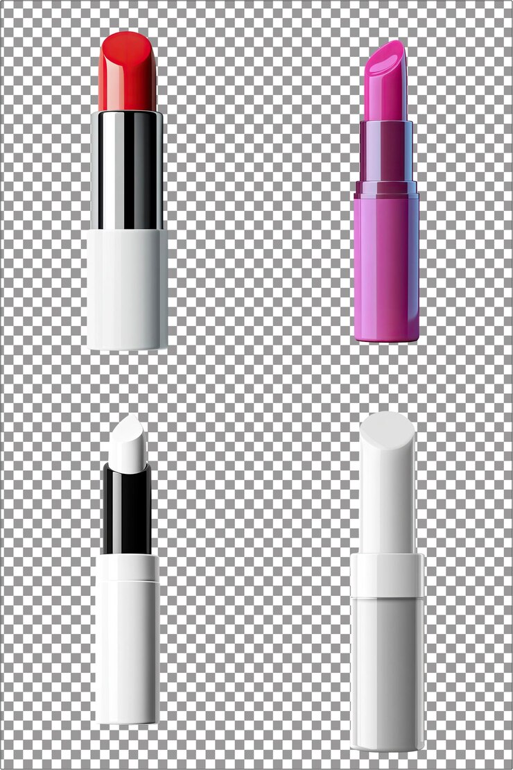 Bálsamo labial hidratante y protector para el cuidado de los labios PNG aislado hiperrealista con B transparente transparente