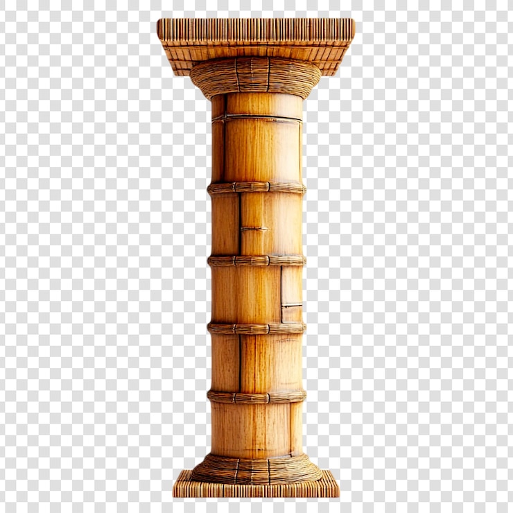 PSD bamboo column architectural design element nature inspired decor