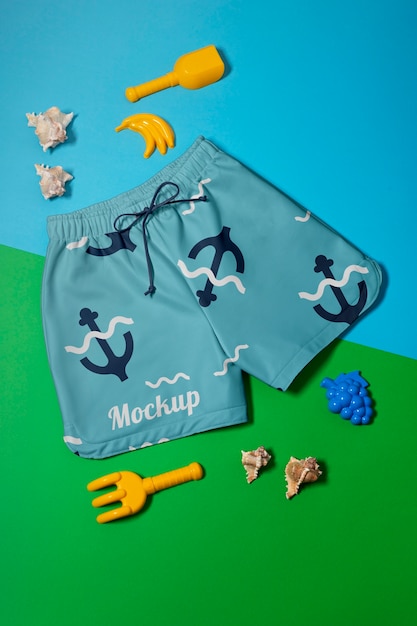 Bañador para bebes y niños hecho de shorts