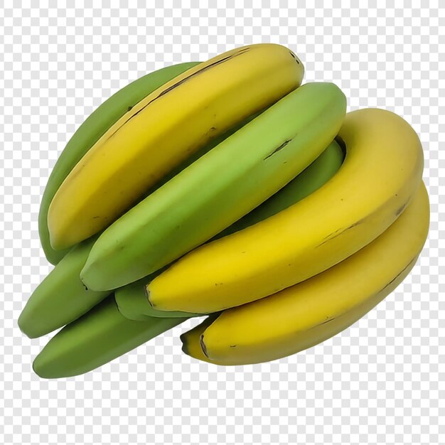 PSD banana png isolé sur un fond transparent premium psd