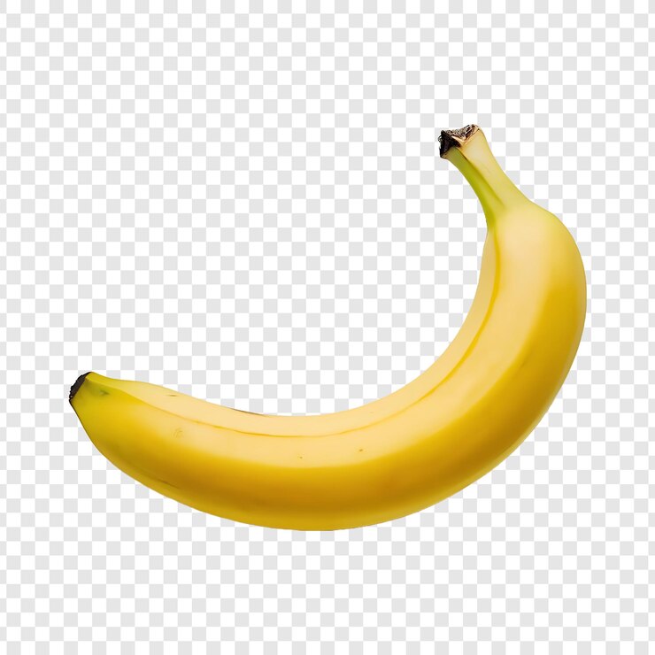 PSD banana su sfondo trasparente