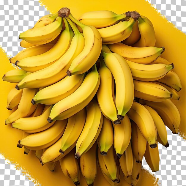 PSD bananas maduras disponibles en los mercados asiáticos