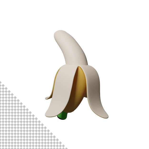 Banane 3D-Symbol