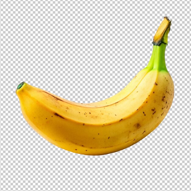 PSD banane sur fond transparent