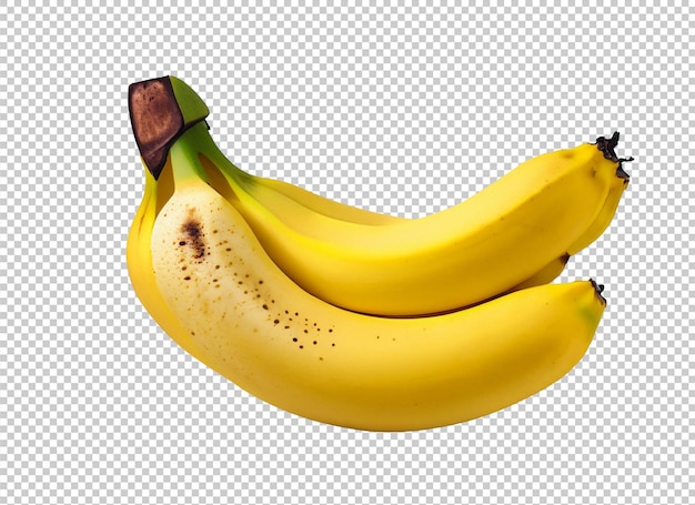 Banane isoliert auf Alphaschicht