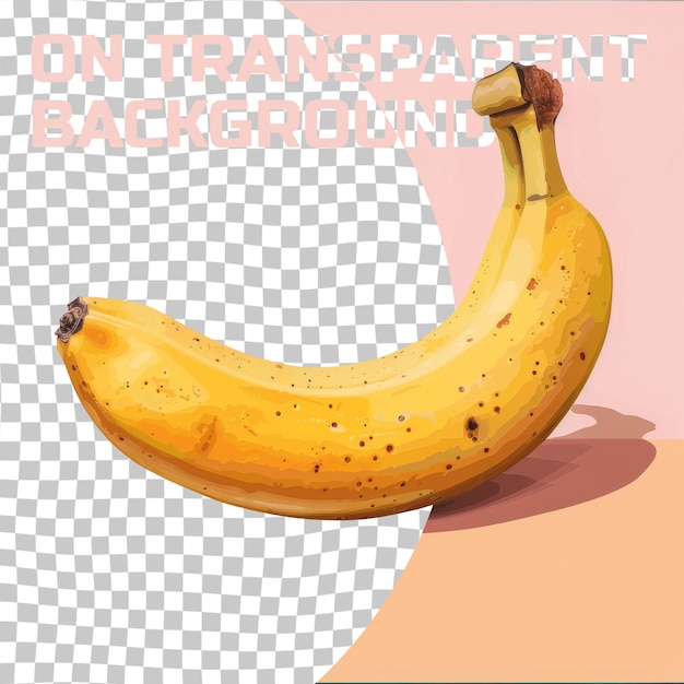 PSD une banane avec le mot dessus