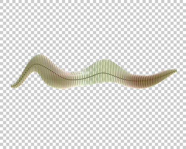 Banco futurista aislado sobre fondo transparente ilustración de renderizado 3d