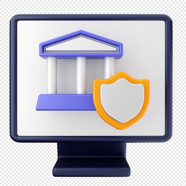 Banco de seguridad de protección de escudo de pago 3D