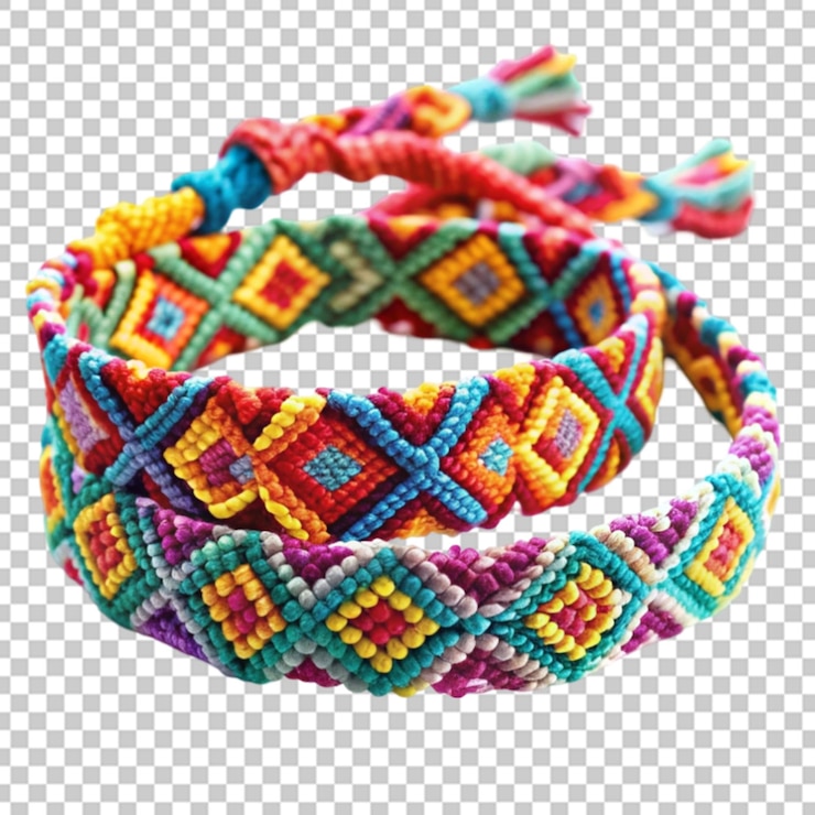 PSD banda de amistad aislada en un fondo transparente